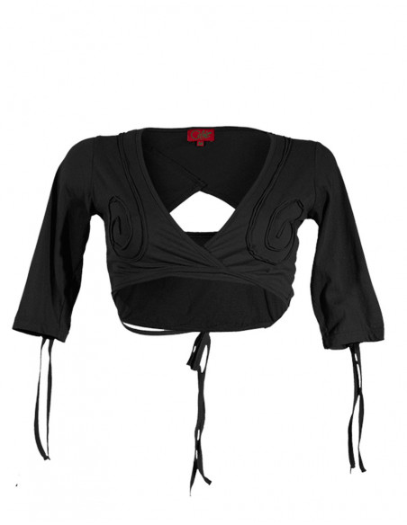 Bolero with short sleeves