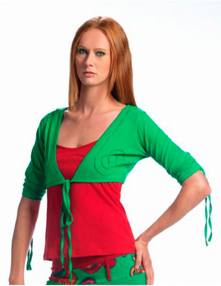 Bolero coton ethnique spirales