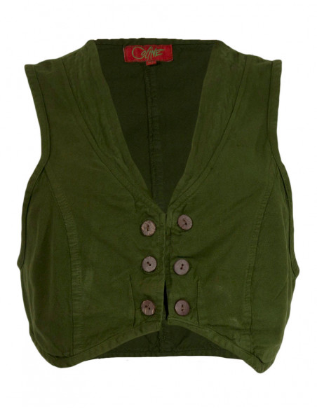 Lady cotton short cardigan sw