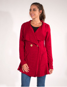 Knitted Jacket 95% Polyester 5% Elastane