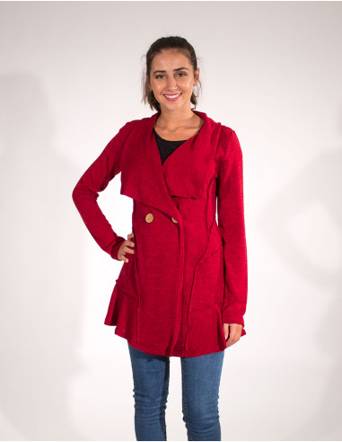 Knitted Jacket 95% Polyester 5% Elastane