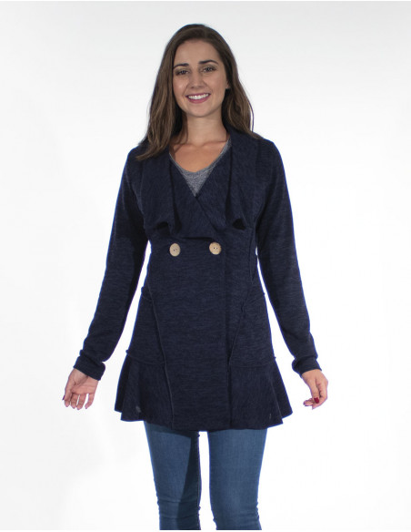 Knitted Jacket 95% Polyester 5% Elastane