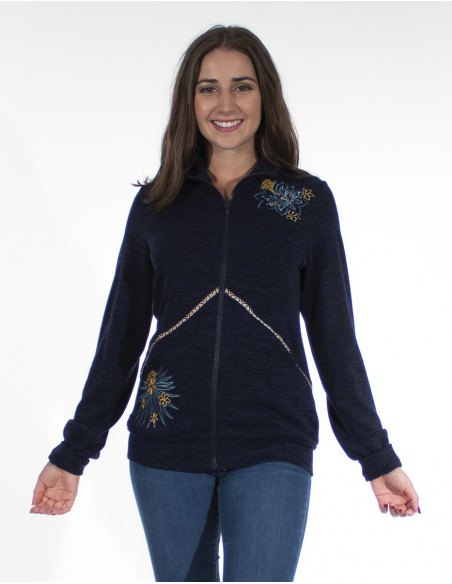 Veste Maille 95% Polyester 5% Elasthanne