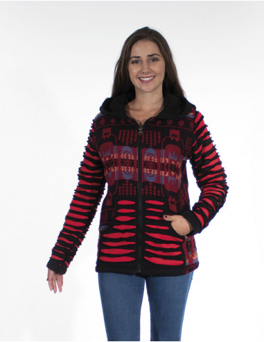 Veste F 58%Polyester 42%Acrylique