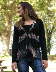 Veste Maille 95% Polyester 5% Elasthanne