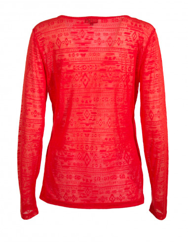 Veste femme effet devoré