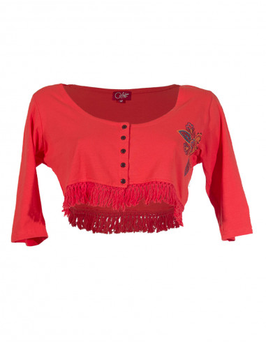 Knitted bolero jacket