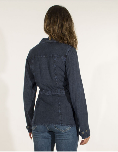 Viscose Sw Jacket With Pockets Long Sleeve