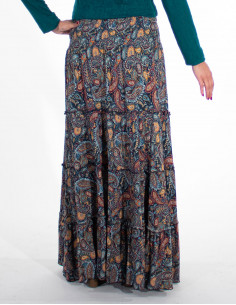 Jupe Longue Viscose Imprime Gaya 2