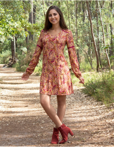 Printed Viscose Dress Ludiana Dore