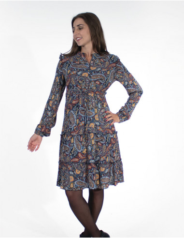 Printed Viscose Dress Gaya