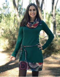 Knit Dress 97% Polyester 3%...