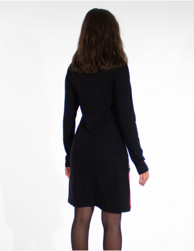 Robe Maille 97% Coton 3% Elasthanne Pat