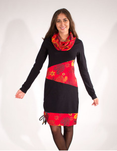 Knit Dress 97% Cotton 3%...