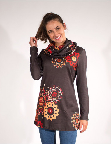 Knitted Tunic 97% Polyester 3% Elastane