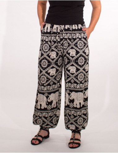 Pantalon Viscose Thai Elephant Aladin