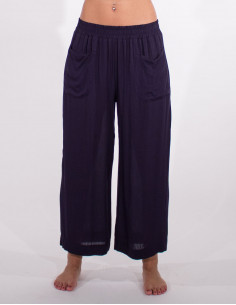 Pantalon Viscose Large Uni 2