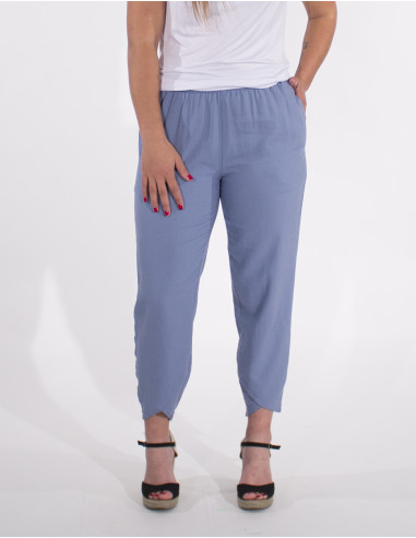 Pantalon 54% Lin 46% Viscose avec poches