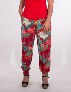 Pantalon Viscose Bas Smocke...
