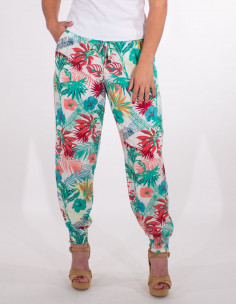 Smocke low viscose trousers 2