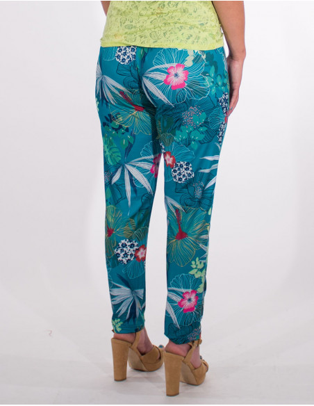 Pantalon Maille 95% Polyester 5% Elastha