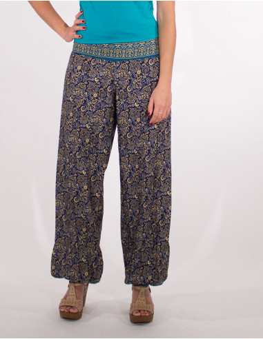 Pantalon Polyester Lien Ceinture Sari