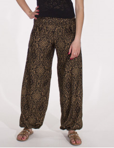 Sari belt polyester trousers