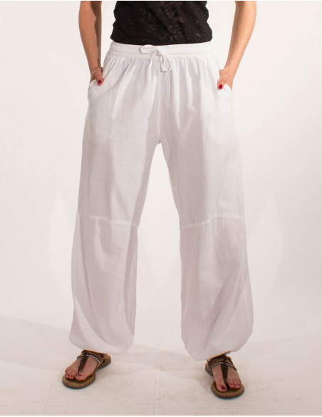Plain sw mid season cotton pants