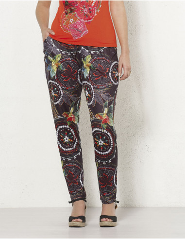 Pantalon Maille 95% Polyester 5% Elastha