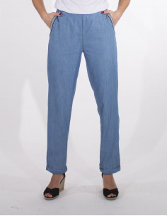 Pantalon 64% Coton 36% Viscose Jean Poch 2