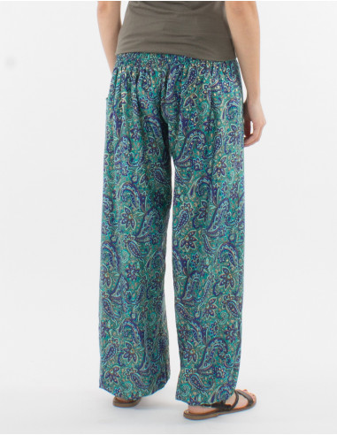Polyester sari pants and belt link