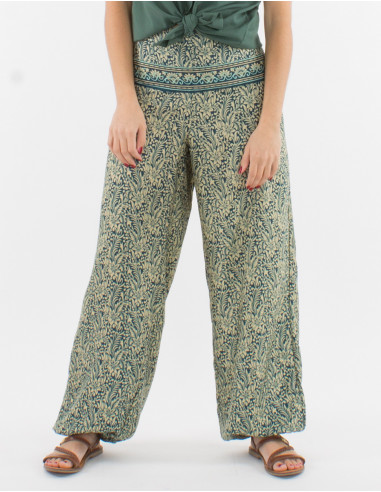 Polyester sari pants and belt link