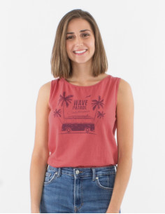 Debardeur Coton Motif Wave 2