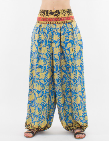 Pantalon Polyester Sari Imprime