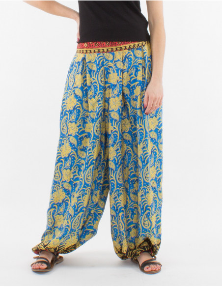 Pantalon Polyester Sari Imprime
