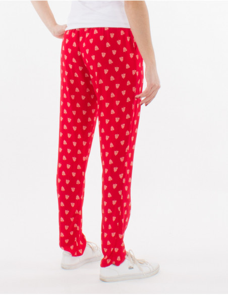 Viscose pants with islande print