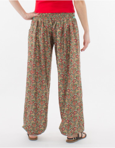 Polyester sari pants and belt link