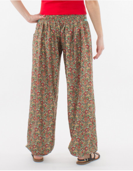 Polyester sari pants and belt link