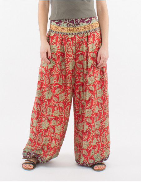 Pantalon Polyester Sari Imprime