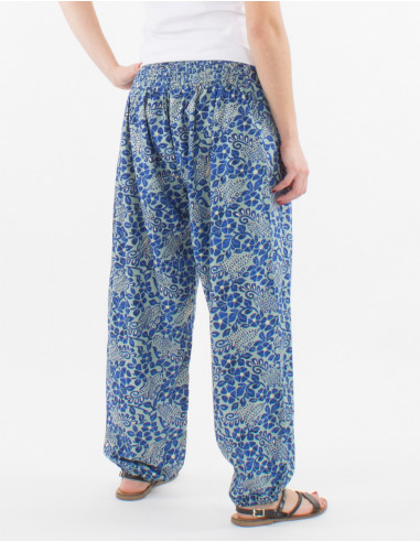 Jaipur printed Aladdin polyester pants