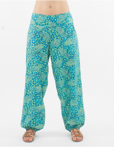 Jaipur printed Aladdin polyester pants