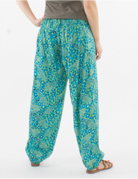 Jaipur printed Aladdin polyester pants
