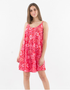 Printed polyester short...