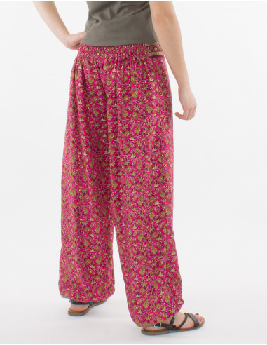 Polyester sari pants and belt link