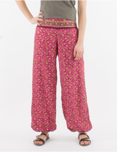 Polyester sari pants and belt link