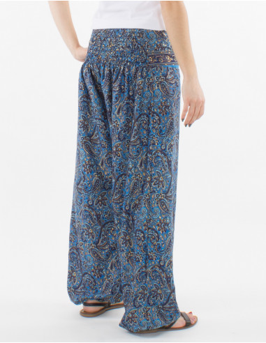Polyester sari pants and belt link