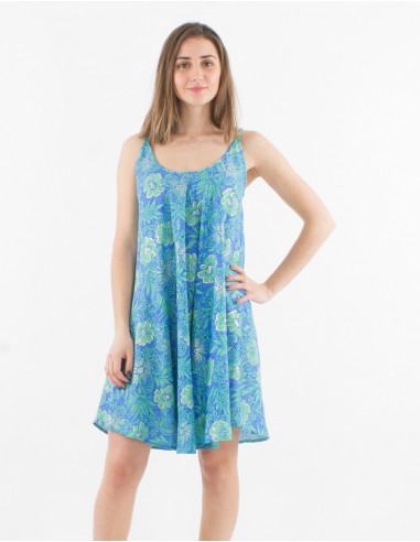 Robe Courte Polyester Parapluie Imprime
