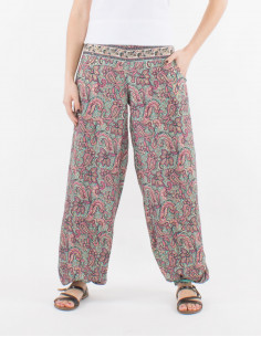 Polyester sari pants and belt link 2