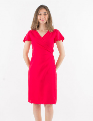 Robe 54% Lin 46% Viscose Portefeuille Ma