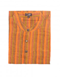 Cotton gent shirt with short sleeves 2
